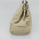 GUCCI GG Canvas Guccissima Pretty Tote Bag Leather Beige Gold 257063 Auth 129430-3