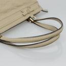 GUCCI GG Canvas Guccissima Pretty Tote Bag Leather Beige Gold 257063 Auth 129430-7