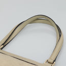 GUCCI GG Canvas Guccissima Pretty Tote Bag Leather Beige Gold 257063 Auth 129430-8