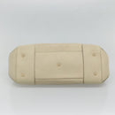 GUCCI GG Canvas Guccissima Pretty Tote Bag Leather Beige Gold 257063 Auth 129430-5