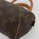 LOUIS VUITTON Monogram Mini Speedy Hand Bag M41534 LV Auth 129433-15