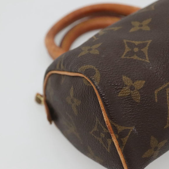 LOUIS VUITTON Monogram Mini Speedy Hand Bag M41534 LV Auth 129433