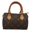 LOUIS VUITTON Monogram Mini Speedy Hand Bag M41534 LV Auth 129433-13