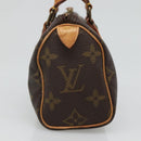 LOUIS VUITTON Monogram Mini Speedy Hand Bag M41534 LV Auth 129433-3