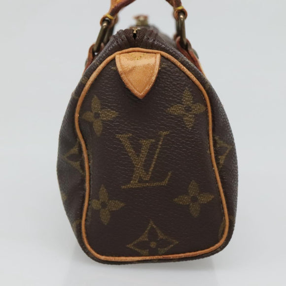 LOUIS VUITTON Monogram Mini Speedy Hand Bag M41534 LV Auth 129433