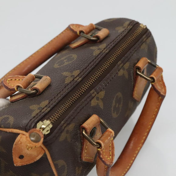 LOUIS VUITTON Monogram Mini Speedy Hand Bag M41534 LV Auth 129433