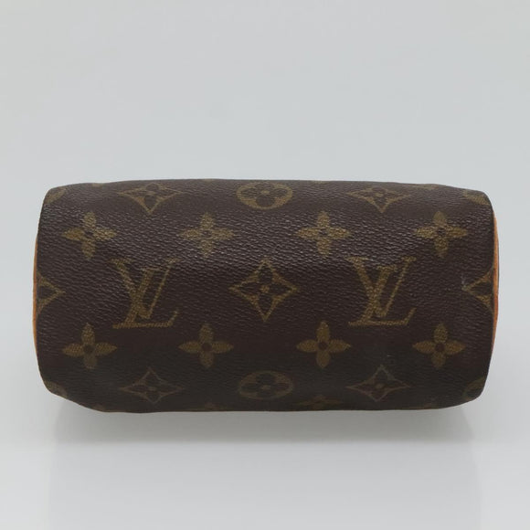 LOUIS VUITTON Monogram Mini Speedy Hand Bag M41534 LV Auth 129433