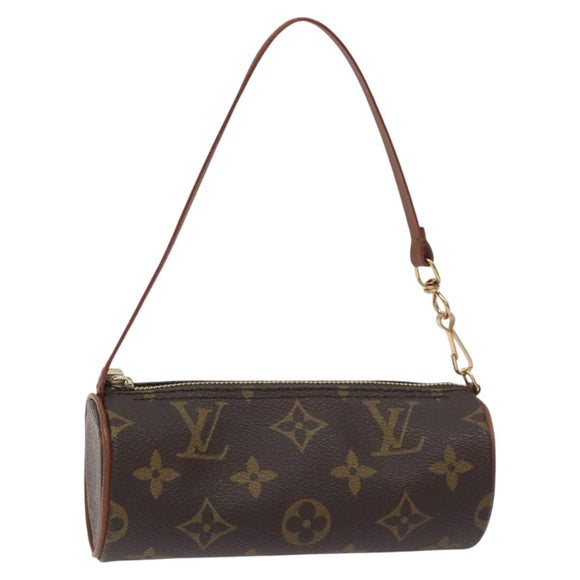 LOUIS VUITTON Monogram Papillon Pouch LV Auth 129460