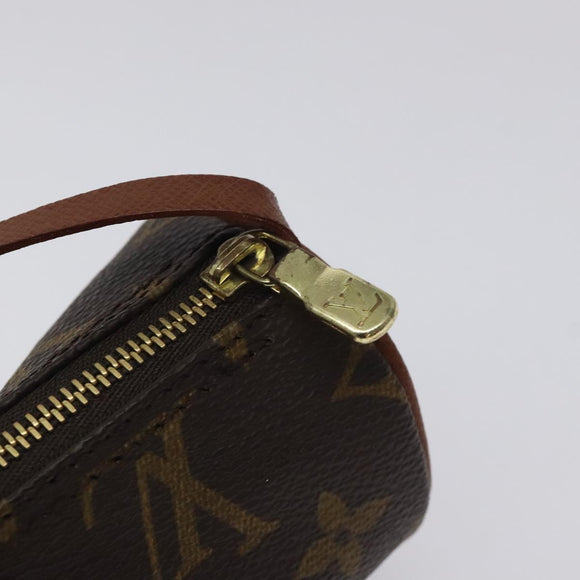 LOUIS VUITTON Monogram Papillon Pouch LV Auth 129460