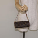 LOUIS VUITTON Monogram Papillon Pouch LV Auth 129460-19