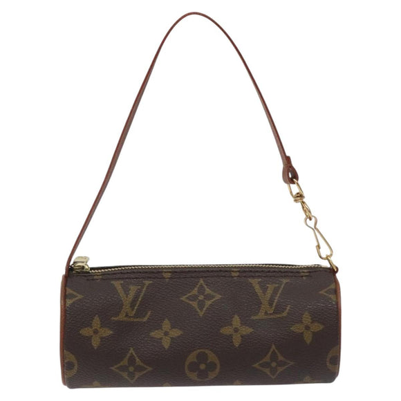 LOUIS VUITTON Monogram Papillon Pouch LV Auth 129460