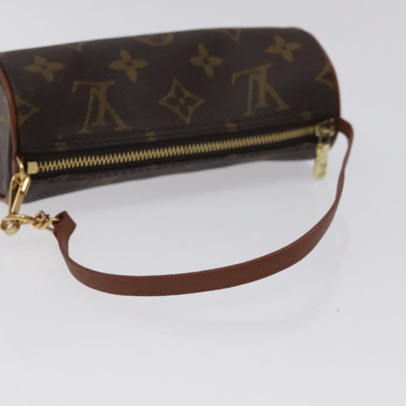 LOUIS VUITTON Monogram Papillon Pouch LV Auth 129460