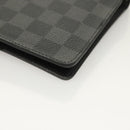 LOUIS VUITTON Damier Graphite Agenda MM Day Planner Cover R20242 LV Auth 129464-16