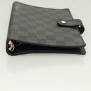 LOUIS VUITTON Damier Graphite Agenda MM Day Planner Cover R20242 LV Auth 129464-6