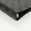 LOUIS VUITTON Damier Graphite Agenda MM Day Planner Cover R20242 LV Auth 129464-14