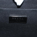 PRADA Canapa MM Hand Bag Canvas Blue Silver Camouflage Auth 129470-15