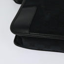 GUCCI GG Canvas Shoulder Bag Black Silver 001 4205 Auth 129471-15