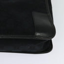 GUCCI GG Canvas Shoulder Bag Black Silver 001 4205 Auth 129471-16