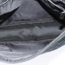 GUCCI GG Canvas Shoulder Bag Black Silver 001 4205 Auth 129471-10