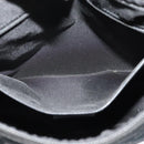 GUCCI GG Canvas Shoulder Bag Black Silver 001 4205 Auth 129471-11