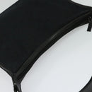 GUCCI GG Canvas Shoulder Bag Black Silver 001 4205 Auth 129471-6