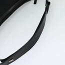 GUCCI GG Canvas Shoulder Bag Black Silver 001 4205 Auth 129471-7