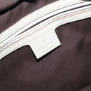 GUCCI GG Canvas Guccissima Tote Bag Leather White Gold 145993 Auth 129473-16