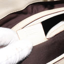 GUCCI GG Canvas Guccissima Tote Bag Leather White Gold 145993 Auth 129473-21