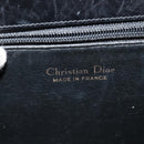 Christian Dior Shoulder Bag Leather Black Gold Auth 129475-10