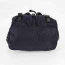 PRADA Backpack Nylon Purple Silver Auth 129478V-11