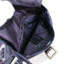 PRADA Backpack Nylon Purple Silver Auth 129478V-18