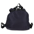 PRADA Backpack Nylon Purple Silver Auth 129478V-3