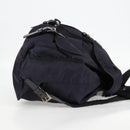 PRADA Backpack Nylon Purple Silver Auth 129478V-5