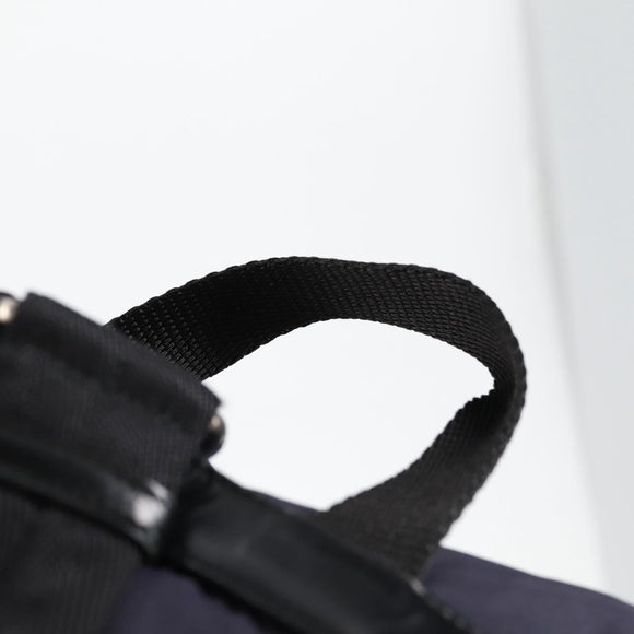 PRADA Backpack Nylon Purple Silver Auth 129478V