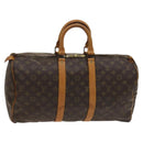 LOUIS VUITTON Monogram Keepall 45 Boston Bag M41428 LV Auth 129483-1