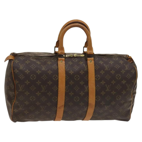 LOUIS VUITTON Monogram Keepall 45 Boston Bag M41428 LV Auth 129483