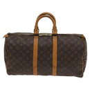 LOUIS VUITTON Monogram Keepall 45 Boston Bag M41428 LV Auth 129483-13