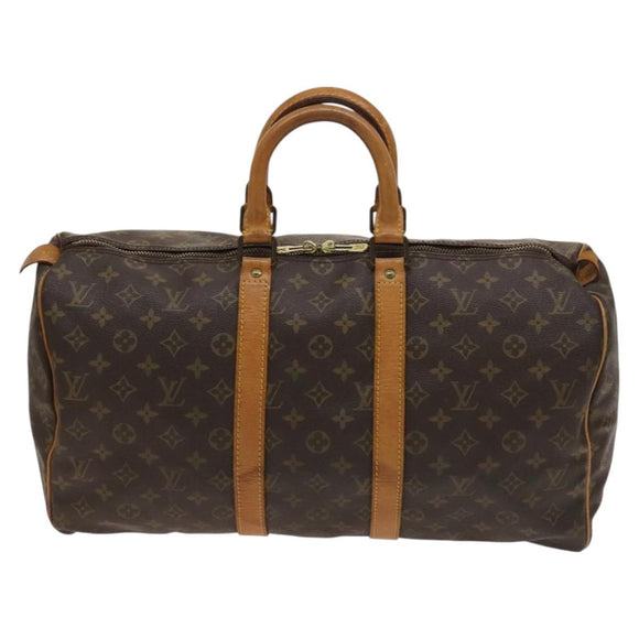 LOUIS VUITTON Monogram Keepall 45 Boston Bag M41428 LV Auth 129483