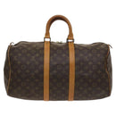 LOUIS VUITTON Monogram Keepall 45 Boston Bag M41428 LV Auth 129483-2