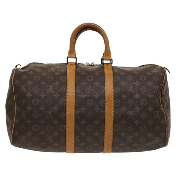 LOUIS VUITTON Monogram Keepall 45 Boston Bag M41428 LV Auth 129483