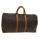 LOUIS VUITTON Monogram Keepall 55 Boston Bag M41424 LV Auth 129501-1