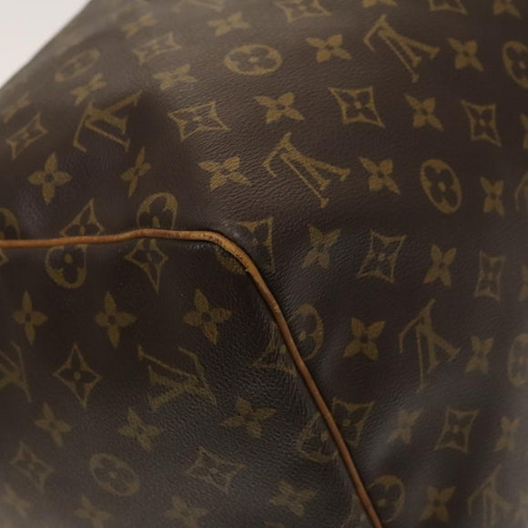 LOUIS VUITTON Monogram Keepall 55 Boston Bag M41424 LV Auth 129501