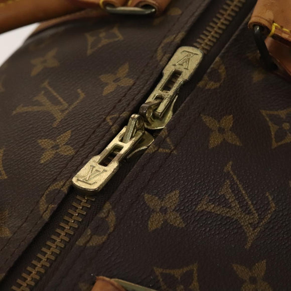 LOUIS VUITTON Monogram Keepall 55 Boston Bag M41424 LV Auth 129501