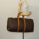 LOUIS VUITTON Monogram Keepall 55 Boston Bag M41424 LV Auth 129501-21