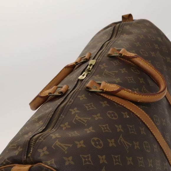 LOUIS VUITTON Monogram Keepall 55 Boston Bag M41424 LV Auth 129501