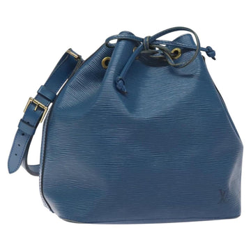 LOUIS VUITTON Epi Petit Noe Shoulder Bag Blue M44105 LV Auth 129502