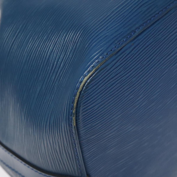 LOUIS VUITTON Epi Petit Noe Shoulder Bag Blue M44105 LV Auth 129502