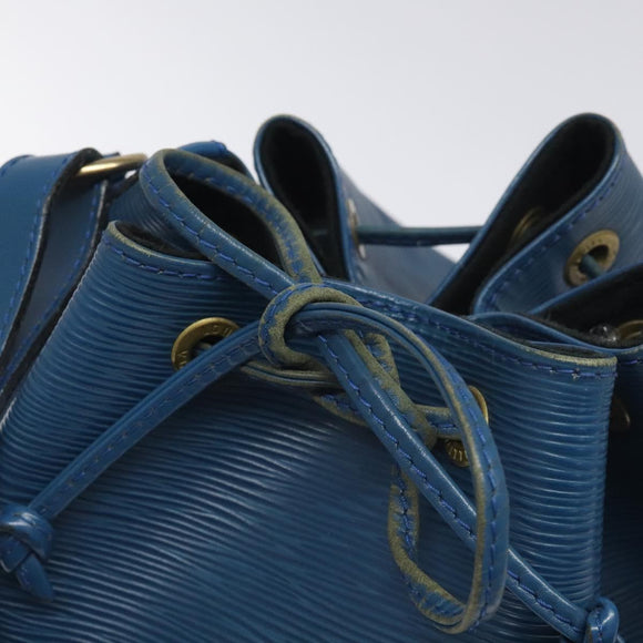 LOUIS VUITTON Epi Petit Noe Shoulder Bag Blue M44105 LV Auth 129502