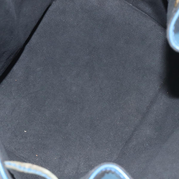 LOUIS VUITTON Epi Petit Noe Shoulder Bag Blue M44105 LV Auth 129502