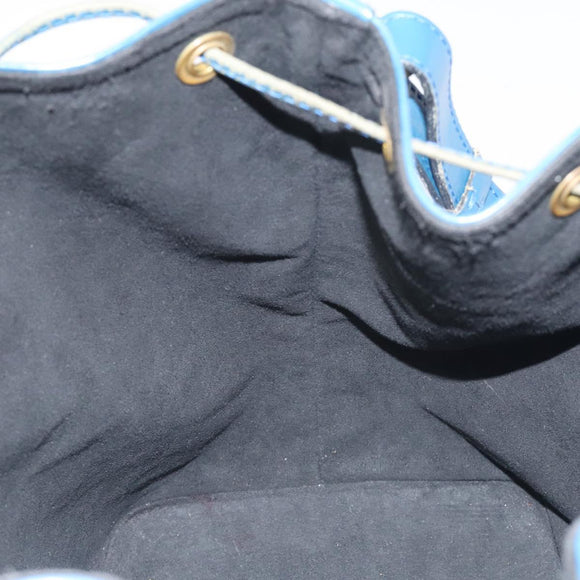 LOUIS VUITTON Epi Petit Noe Shoulder Bag Blue M44105 LV Auth 129502